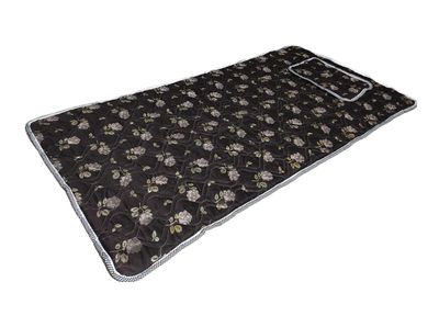 4us Lifecare Magnetic Field Therapy Cotton Single Bed Bio Magnetic Brown Mattress (3x6 Feet.)