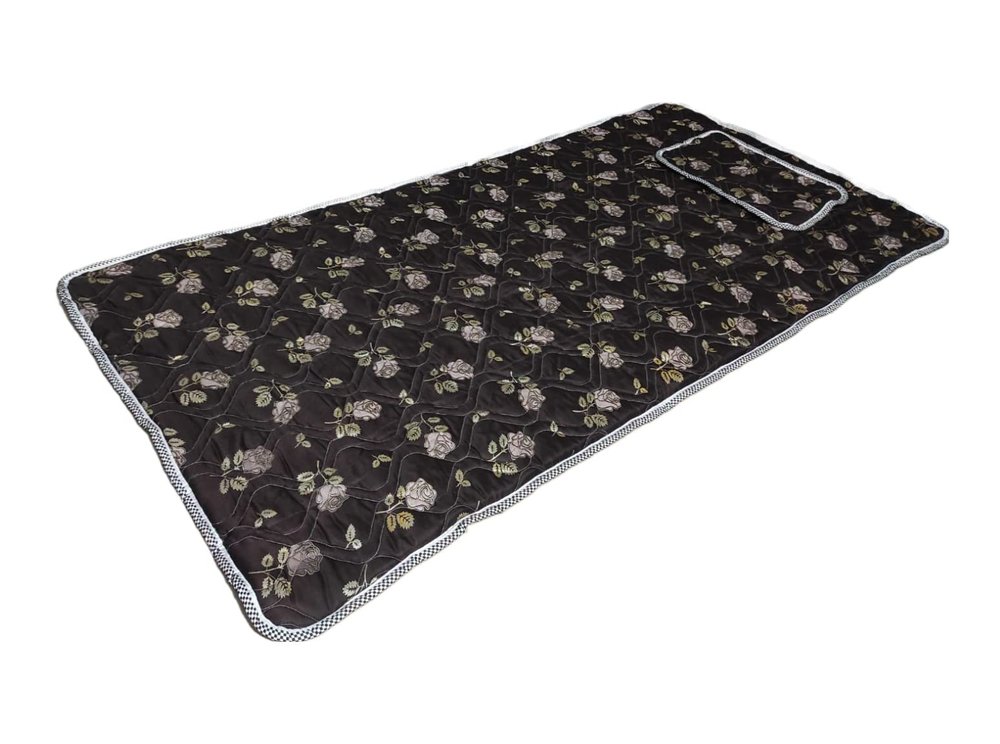 4us Lifecare Magnetic Field Therapy Cotton Single Bed Bio Magnetic Brown Mattress (3x6 Feet.)