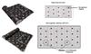 4us Lifecare Magnetic Field Therapy Cotton Single Bed Bio Magnetic Brown Mattress (3x6 Feet.) view 4