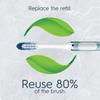 Oral-B Clic Manual Toothbrush (Aqua) with 2 Replaceable Brush Heads and Magnetic Brush Mount view 3