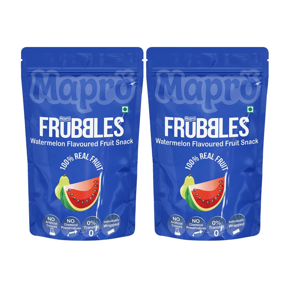 Mapro Frubbles Watermelon Fruit Snack 180g (Pack of 2)