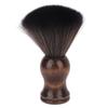 Neck Dust Brush, Shaving Brush Elegant Wooden Handle Ergonomic for Home Barber Shop for Men view 4