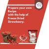 FZYEZY Natural Freeze-dried Strawberry Fruit for Kids and Adults | Camping Vegan Dried Healthy Fruits | Survival Food | Pantry Groceries dehydrated Snacks | (Strawberry Slice | 16 gm) view 3