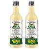 AVG Health Organics Amla Berry Green Juice | Pure Amla Extract - Pack of 2 x 1000 ml | Rich in Vitamin C, Antioxidants | Boosts Immunity, Natural Detox, Hair & Skin Health | 100% Natural, No Added Sugar | Herbal Superfood view 1