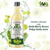 AVG Health Organics Amla Berry Green Juice | Pure Amla Extract - Pack of 2 x 1000 ml | Rich in Vitamin C, Antioxidants | Boosts Immunity, Natural Detox, Hair & Skin Health | 100% Natural, No Added Sugar | Herbal Superfood view 2