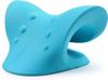 CARTIVA Neck And Shoulder Relaxer Cervical Stretcher Neck Traction Device For Neck Support For Pain & Neck Hump Corrector For Women Massage Relaxer Acupressure Rechargeable FDA Cleared (BLUE) view 2