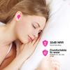 21 Pairs Ear Plugs for Sleeping Soft Reusable Moldable Silicone Earplugs Noise Cancelling Earplugs, Sound Blocking,Ear Plugs with Case for Swimming, Concert,Airplane(Blue,White, Pink) view 4