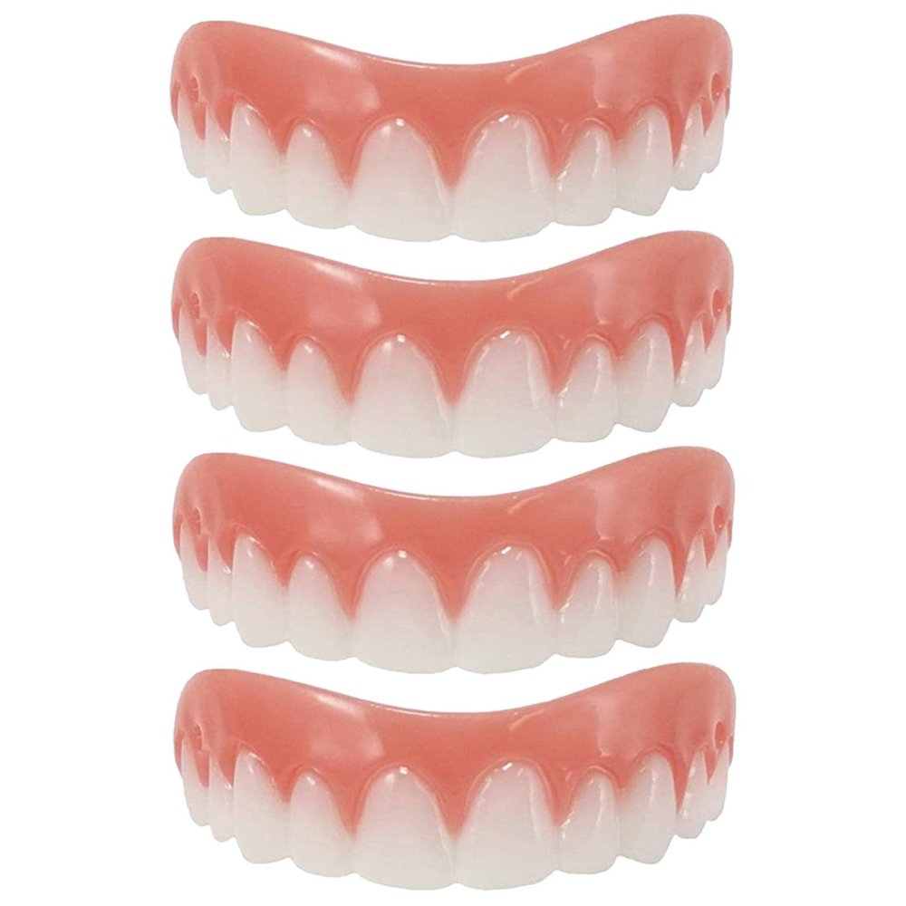 MYADDICTION Silicone Smiling Braces Upper False Teeth Veneers Cosmetic Tooth Cover Health & Beauty | Oral Care | Whitening