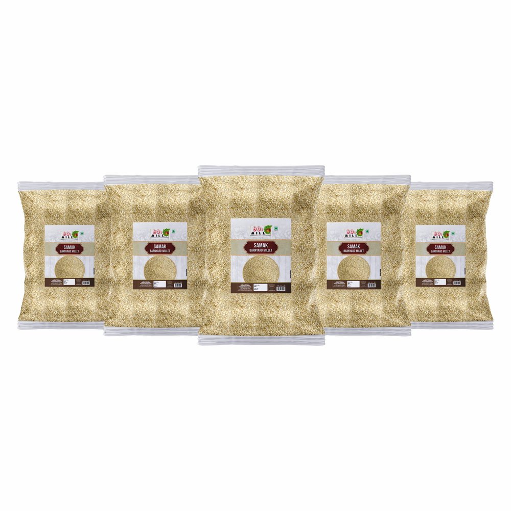 Diwali Sale Vrat/Upwas Khichdi Chawal/Fast Porridge/Samak Millet|Barnyard Millet/Fast Rice Rich In Iron And Zinc-4900g(980g*5Pkt) Great Indian Festival