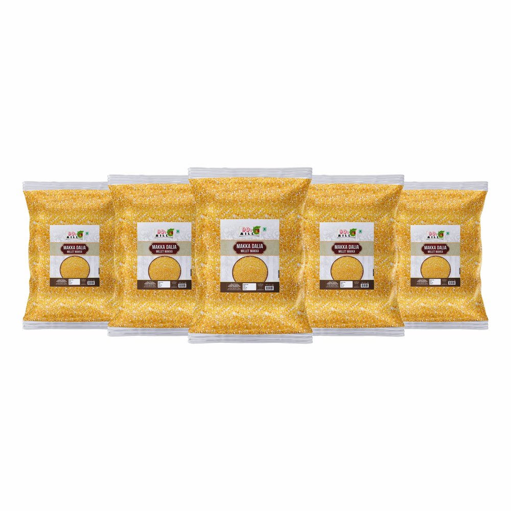 Diwali Sale Queen of CerealsCorn Daliya|Porridge|Maize|Makkah Khichdi/Makka Daliya-4900g(980g*5Pkt) Great Indian Festival