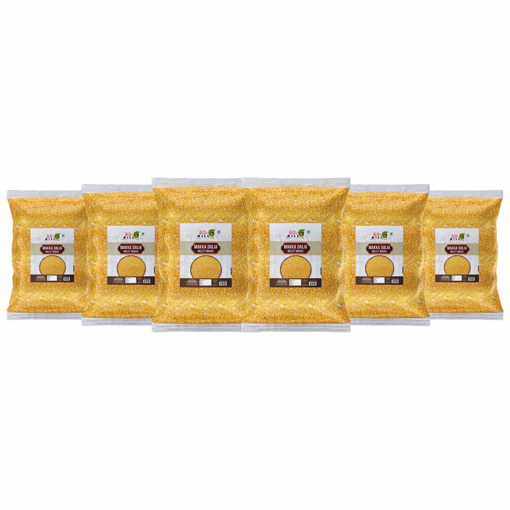 Diwali Sale Broken Makka/Flint Corn/Maize|Makkah"Queen of Cereals"Daliya|Porridge|Khichdi-5880g(980g*6Pkt) Great Indian Festival