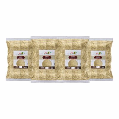 Diwali Sale Vrat/Upwas Khichdi Chawal/Fast Porridge/Samak Millet|Barnyard Millet/Fast Rice Rich In Iron And Zinc-1920g(480g*4Pkt) Great Indian Festival