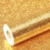 DIOXIT Golden Aluminium foil Stickers, Oil Proof Kitchen Stove Stickers, Waterproof & Heat Resistant Contact Paper for Kitchen and Multiple uses in Home (Golden Foil 60 X 200 CM 1 Unit) view 2
