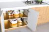 DIOXIT Golden Aluminium foil Stickers, Oil Proof Kitchen Stove Stickers, Waterproof & Heat Resistant Contact Paper for Kitchen and Multiple uses in Home (Golden Foil 60 X 200 CM 1 Unit) view 3