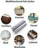 DIOXIT Silver Aluminium foil Stickers, Oil Proof Kitchen Stove Stickers, Waterproof & Heat Resistant Contact Paper for Kitchen and Multiple uses in Home (Silver Foil 60 X 200 CM 1 Unit) view 4