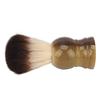 Shaving Brush, Lightweight Synthetic Bristles Fast Dry Removes Residue Beard Duster Brush Curved Handle for Home for Male view 3