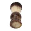 Shaving Brush, Lightweight Synthetic Bristles Fast Dry Removes Residue Beard Duster Brush Curved Handle for Home for Male view 4