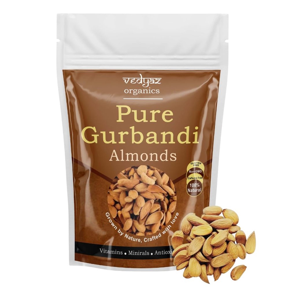 Vedyaz Organics 100% Pure Afghan Gurbandi Badam/Almonds/Choti Giri (500 gm)