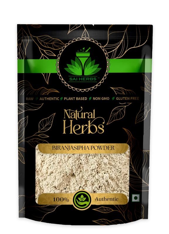 SAI HERBS Biranjasipha Ayurvedic Powder - Gandana Ayurvedic Powder - Achillea Millefolium Ayurvedic Powder - Yarrow Ayurvedic Powder - Milfoil - Pure & Natural (100 Grams)