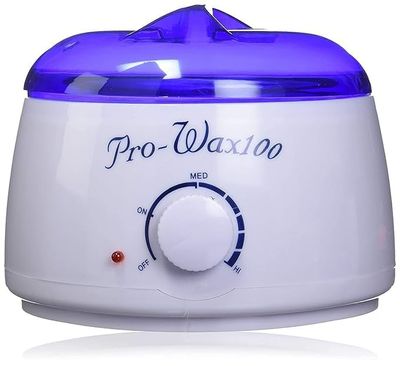 Professional Pro Wax 100 Heater Warmer Hot Heater With Temperature Control Professional Electric Warmer Hair Removal Kit Waxing Painless Wax Strip and Paraffing Remover for Legs Non-Stick Machine Smart Waxing Machine