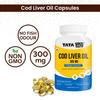 1MG Tata Cod Liver Oil Supplement with Omega 3,Vitamin A and D - 100 Capsules | Supports Heart, Brain, Joint and Vision Health | Fish Oil for Women & Men | No Fish Odour & Non-GMO view 4