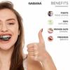 GABANA Natural Activated Coconut Charcoal Teeth Whitening Powder for Men and Women (Pack of 3, Each 50 gram)|Enamel Safe Oral Care for Effective Teeth Whitener Charcoal Powder for Teeth Whitening| view 4