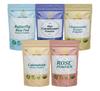A D Food & Herbs Combo of Butterfly Pea/Rose/Blue Corn/Chamomile/Calendula Flower Powder Aromatic Edible for Homemade Lattes,Tea Blends,Bath Salts,Face packs & Body packs (250 GMS x Pack of 5) view 1