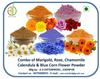 A D Food & Herbs Combo of Marigold/Rose/Blue Corn/Chamomile/Calendula Flower Powder Aromatic Edible for Homemade Lattes,Tea Blends,Bath Salts,Face packs & Body packs (50 GMS x Pack of 5) view 2