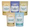 A D Food & Herbs Combo of Butterfly Pea/Marigold/Blue Corn/Chamomile/Calendula Flower Powder Aromatic Edible for Homemade Lattes,Tea Blends,Bath Salts,Face & Body packs (100 GMS x Pack of 5) view 1