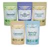 A D Food & Herbs Combo of Jasmine/Butterfly Pea/Blue Corn/Chamomile/Calendula Flower Powder Aromatic Edible for Homemade Lattes,Tea Blends,Bath Salts,Face & Body packs (250 GMS X Pack of 5) view 1
