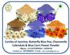 A D Food & Herbs Combo of Jasmine/Butterfly Pea/Blue Corn/Chamomile/Calendula Flower Powder Aromatic Edible for Homemade Lattes,Tea Blends,Bath Salts,Face & Body packs (250 GMS X Pack of 5) view 2