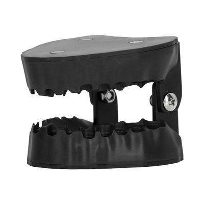 Denture Holder Shockproof Magnetic Drill Organizer 28 Drilling Holes Special Design to Align Teeth for Home Use (Black)