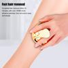 Exfoliator Hair Eraser, Pain Free Physical Hair Eraser Legs Nano for Family (Gold) view 4