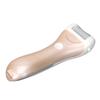 Electric Foot File, Waterproof Portable Electronic Foot Pedicures Kits Feet Care 1200mAh Rechargeable with 2 Roller Heads for Dry Skin (Champagne) view 1