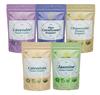 A D Food & Herbs Combo of Jasmine/Lavender/Blue Corn/Chamomile/Calendula Flower Powder Aromatic Edible for Homemade Lattes,Tea Blends,Bath Salts,Face & Body packs (250 GMS x Pack of 5) view 4