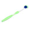 Tongue Scraper, Breath Freshening Tongue Brush Flexible Control for Teeth (Green) view 4