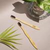 Aree Happy Mouth Happy Earth Slim Bamboo manual Toothbrushes (Pack of 8) view 3