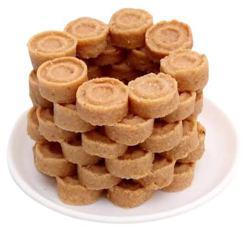 SR Foods South Indian Special Jaggery Coconut Round Burfi, 30 Pcs | Coconut Barfi | Nariyal Barfi | Thengai Burfi