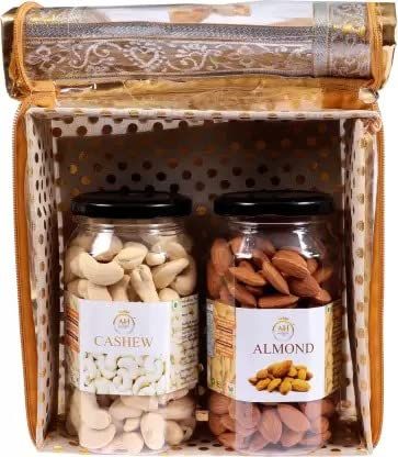 AESTHETIC HUB Natural Premium Dried Cashews & Almonds Natural Premium Minerals & Vitamins Nuts (250g)
