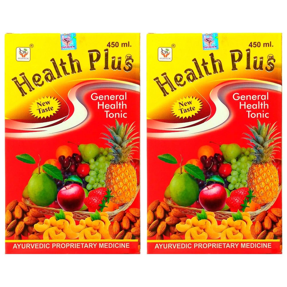 HERBSHD Best Weight Gain Ayurvedic Health Plus Syrup (Pack Of 2)