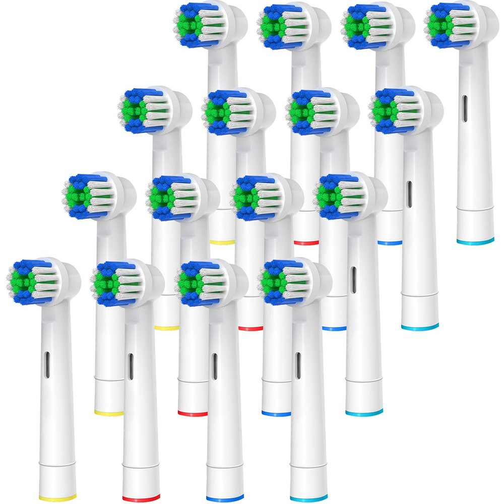 GENKENT Replacement Toothbrush Heads Compatible with Oral B Replacement Heads, Professional Electric Toothbrush Heads, Replacement Toothbrush Heads for Pro 500/1000/1500/3000/3757/5000/7000/7500/8000
