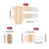 4pcs Trigger Finger Splints and 5pcs Finger Sleeves, 2 Sizes Pain Relief Finger Stabilizer Brace Finger Straightener Immobilization Splint for Broken Sprained Swollen Fingers (Skin Color) view 3
