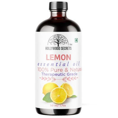 Hollywood Secrets Pure Lemon Essential Oil Therapeutic Grade 50ml