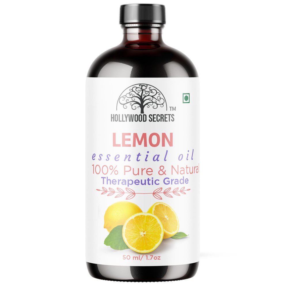 Hollywood Secrets Pure Lemon Essential Oil Therapeutic Grade 50ml