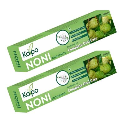 Kaipo Noni Toothpaste - Toothpaste for Complete Oral Care : 100gms : Pack of 2