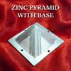 REMEDYWALA Zinc Pyramid Vastu With Base 9 Plate | North East Dosha Remedies for Home, Office, Bedroom, Toilet, Kitchen, Entrance Main Door | Size 2.5 Inch view 2