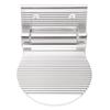 Shower Foot Shaving Rack, Foldable Design Screw Bathroom Shaving Pedestal (Silver) view 4