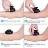 T.O.G. Silicone Vacuum Cups Black Accessories Personal Care 6Pcs With Bag view 3