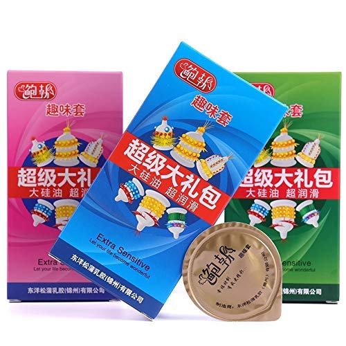 OSQUI Ultra Stimulated Excitement Long Lubricated Ribbed Dotted Condom For Men