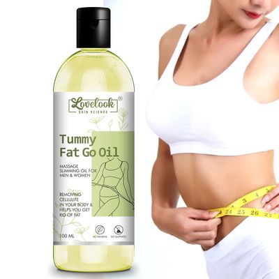 Lovelook Tummy Fat Go Oil - Fat Burning, Body Fitness Slimming Oil for Men & Women (100 ml)